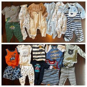 Boy’s 3-6 Months Lot - 17 Total Pieces